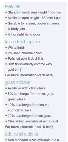 bath enclosure options